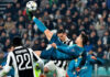 Ronaldo scored a bicycle shot in the quarter-finals of the Champions League on Juventus grounds. Photo: Samakal Online