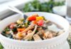 Kale, Chicken & White Bean Soup with Parmesan