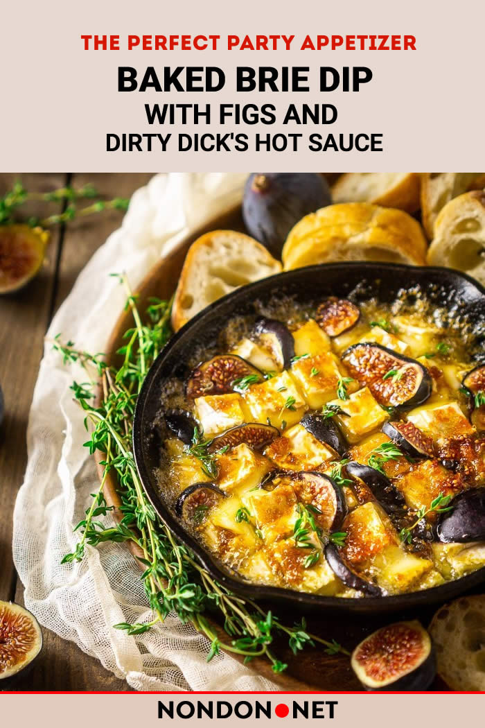 #Fig #HotSauce #BrieRecipe #BrieDip #BakedBrie #HotSauceRecipe #SauceRecipe #FigRecipe #DipRecipe #BrieDipRecipe #appetizer #BakedBrieDip #PartyAppetizer #FigJam #Figs #brownSugar #Kahlua #CoffeeLiqueur #orangeZest #Brie #DirtyDick #MainDish #SideDish #CanadianBrie #sprigs #cheeseCrackers #bakingDish #cheese #Honey #MissionFigs #BlackFigs #OvenRecipe #OvenDish #Domino #DarkBrownSugar Baked Brie Dip with Fig and Dirty Dick’s Hot Sauce Recipe