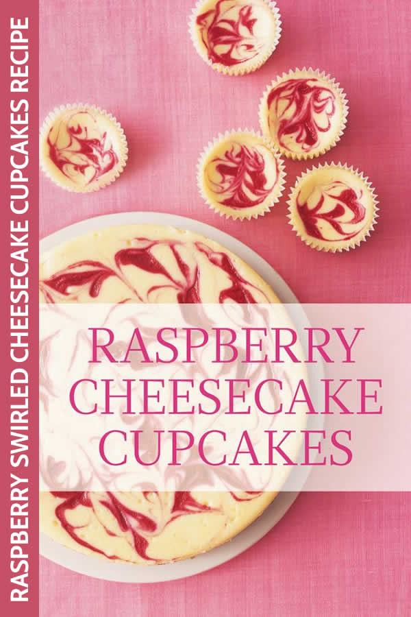 Raspberry Swirled Cheesecake Cupcakes Recipe