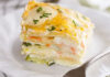 Vegetable Lasagna with Alfredo Sauce by MightyMrs