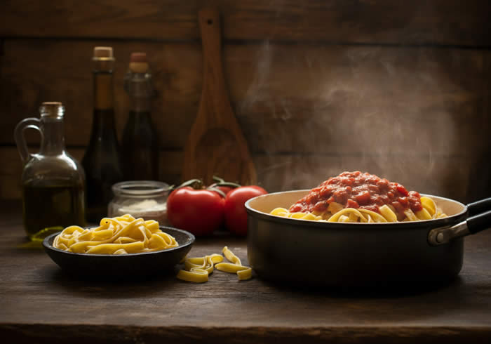 The History of Italian Pasta with Tomato Sauce